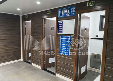 Bequeme vorfabrizierte modulare Toiletten, Standardstahlbewegliche Luxustoiletten Q550