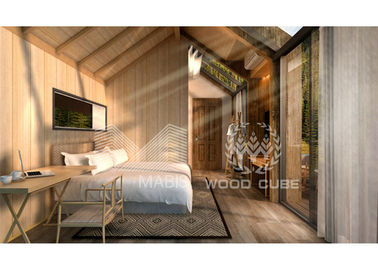 1 Schlafzimmer-Art vorfabrizierte Holzhäuser, moderner Entwurfs-Fertigklotz-Häuser