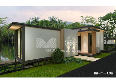 Stahlrahmen-zeitgenössische Art-modulare Häuser, moderne vorfabrizierte modulare Häuser